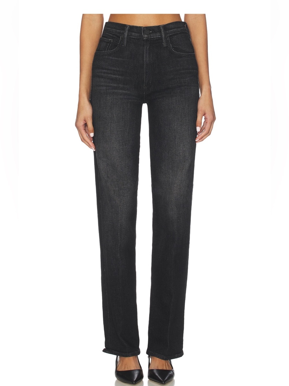 REVOLVE Mother The rambler zip heel jeans size 28